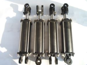 Tie rod hydraulic cylinder for hay baler / bale press / hay bander